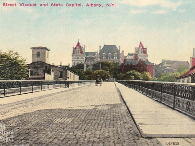 Hawk Street Viaduct and State Capitol