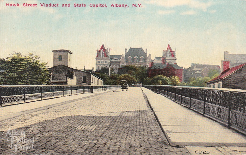 Hawk Street Viaduct and State Capitol