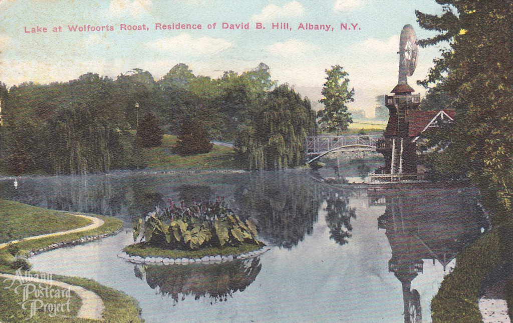 Lake at Wolfoorts Roost, Residence of David B Hill