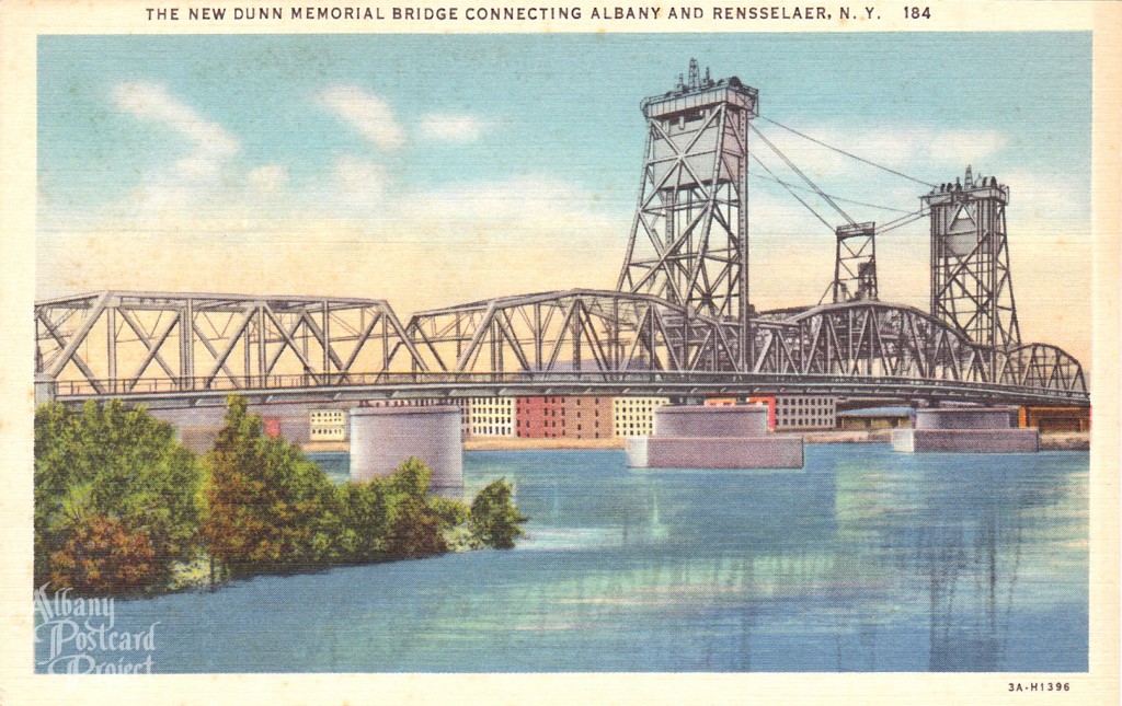 The New Dunn Memorial Bridge Connecting Albany and Rensselaer, NY