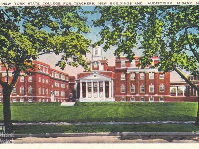 New York State College for Teachers, New Buildings and Auditorium