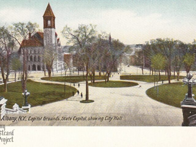 Capitol Grounds, State Capitol, showing City Hall