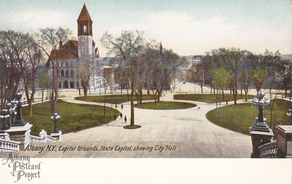 Capitol Grounds, State Capitol, showing City Hall