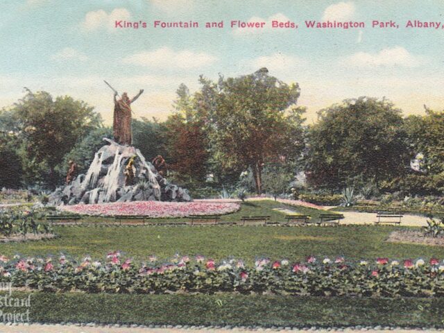 King’s Fountain and Flower Beds, Washington Park