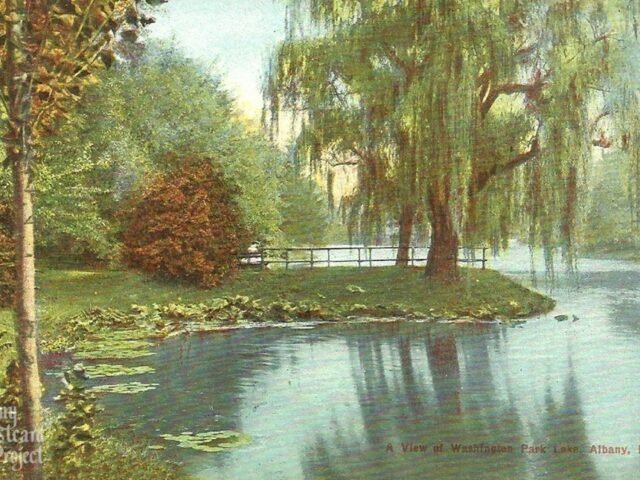 A View of Washington Park Lake