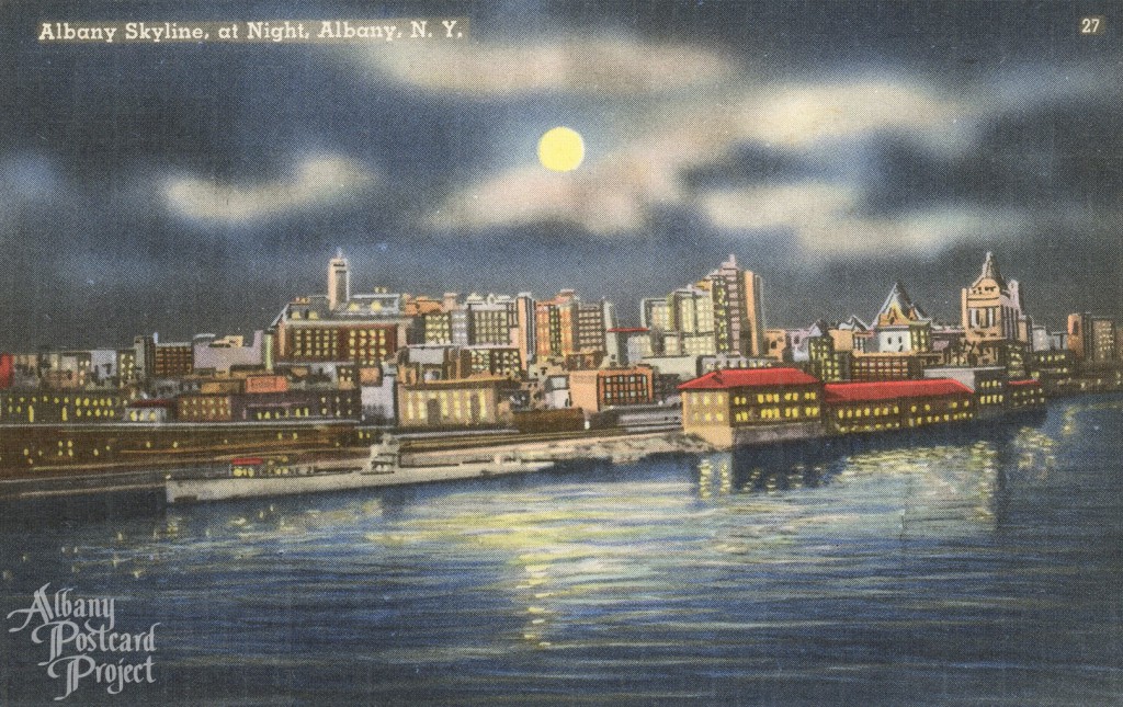 Albany Skyline, at Night