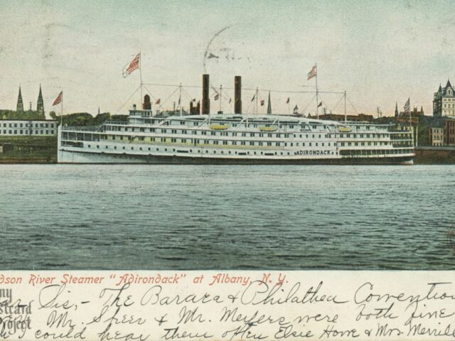 Hudson River Steamer “Adirondack”