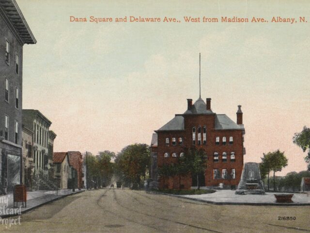 Dana Square and Delaware Ave., West from Madison Ave.