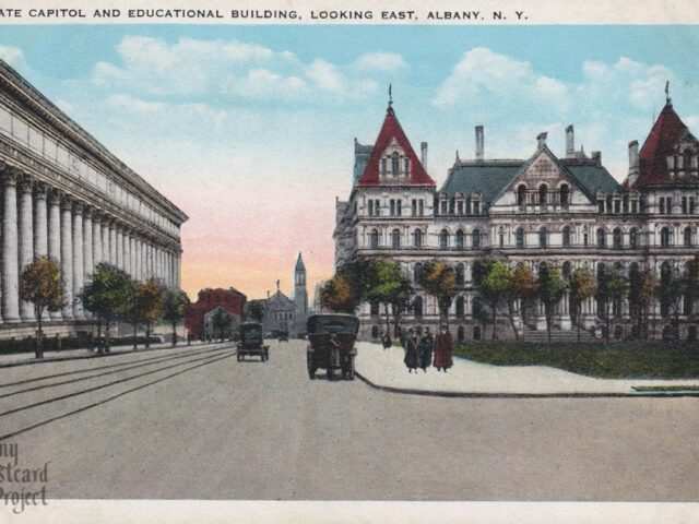 State Capitol and Educational Building, Looking East
