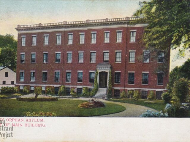 Albany Orphan Asylum. Front of Main Building.