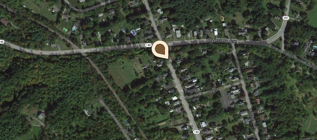 Map Maple Avenue, Altamont