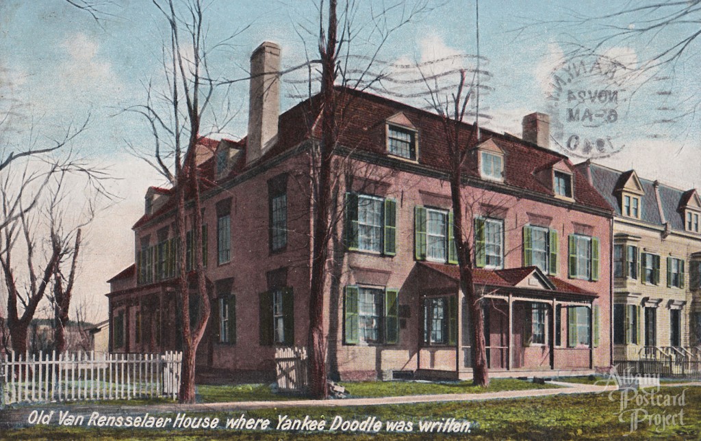 Old Van Rensselaer House where Yankee Doodle was Written