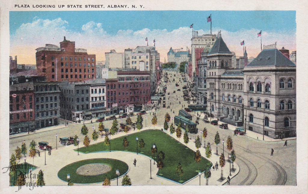 Plaza Looking up State Street