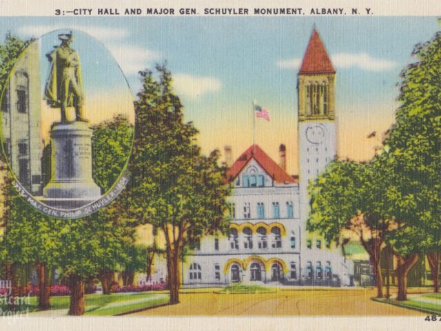 City Hall and Major Gen. Schuyler Monument