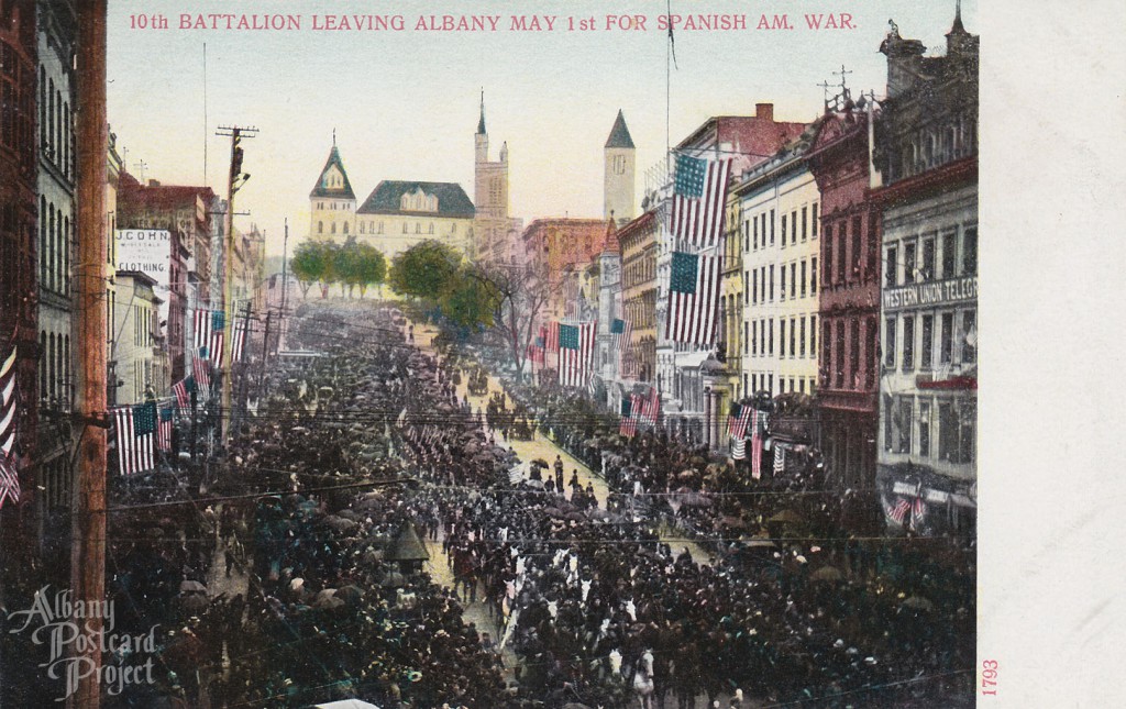 10th Battalion Leaving Albany May 1st For Spanish Am War