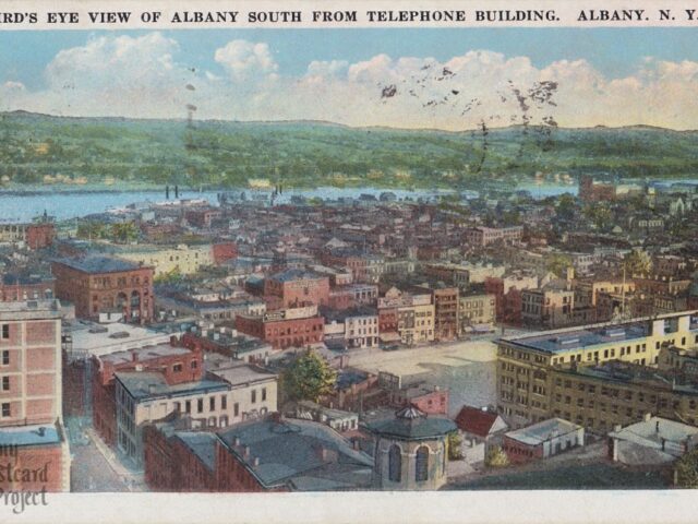 Bird’s Eye View of Albany South from Telephone Building