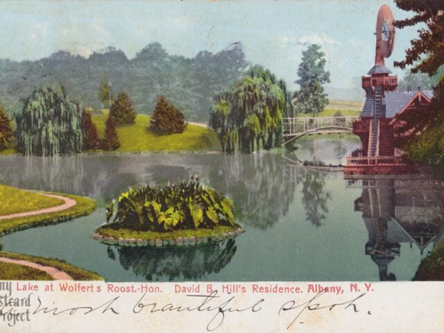 Lake at Wolferts Roost – Hon. David B. Hill’s Residence