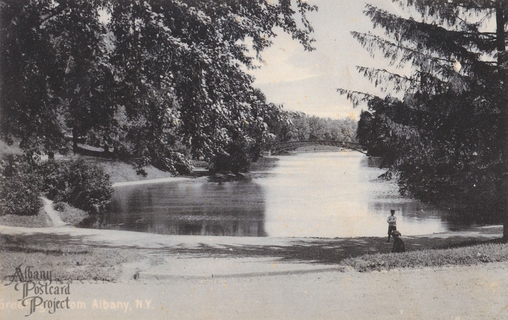 Greetings from Albany Washington Park Lake