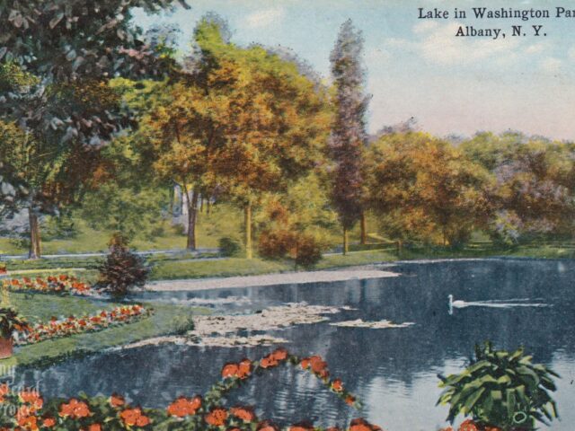 Lake in Washington Park