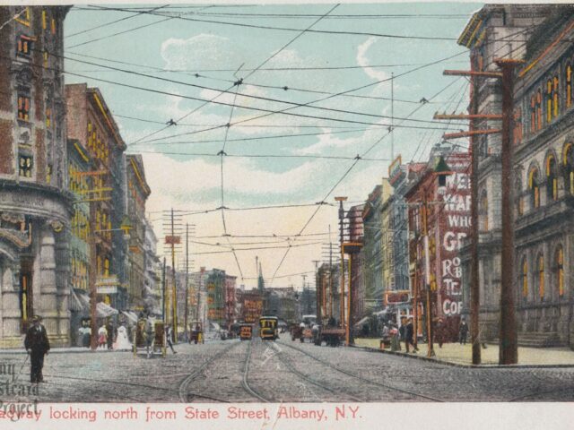 Broadway looking north from State Street