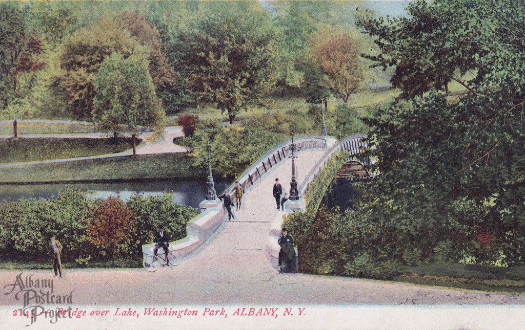 Bridge over Lake, Washington Park