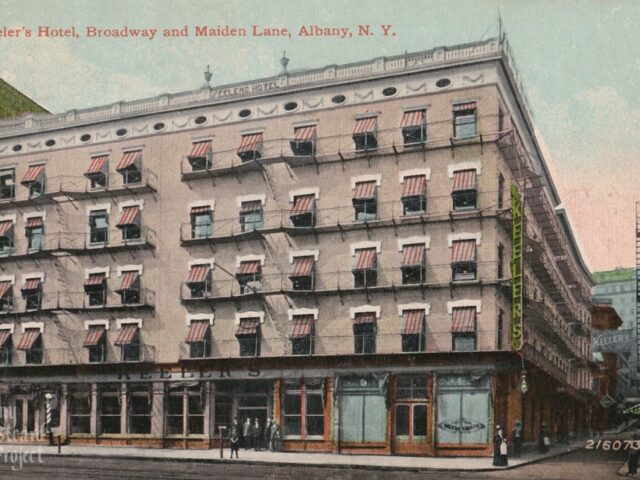 Keeler’s Hotel, Broadway and Maiden Lane