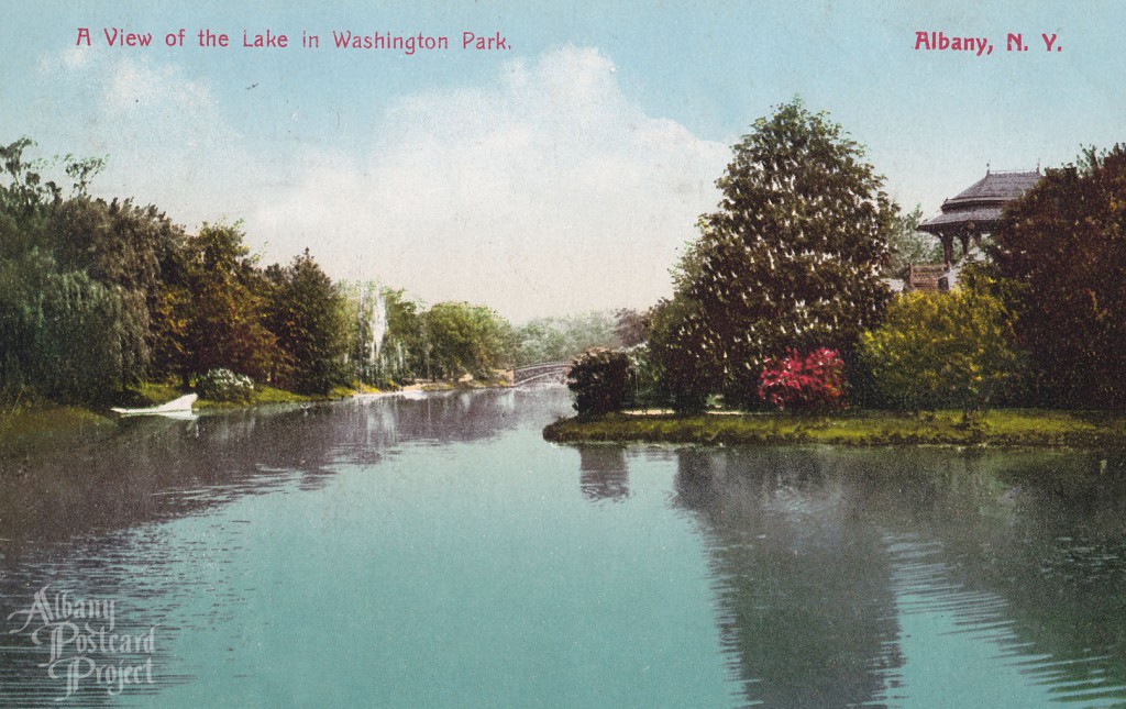 A View of the Lake in Washington Park