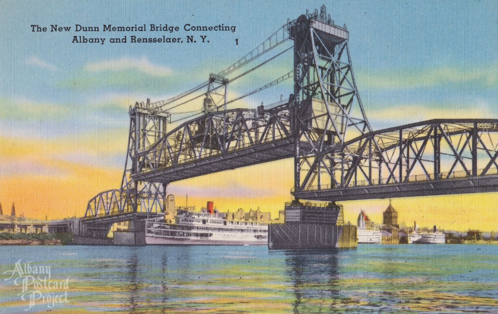 The New Dunn Memorial Bridge Connecting Albany and Rensselaer