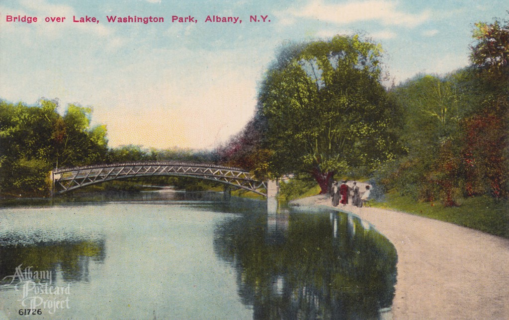 Bridge Over Lake, Washington Park 01