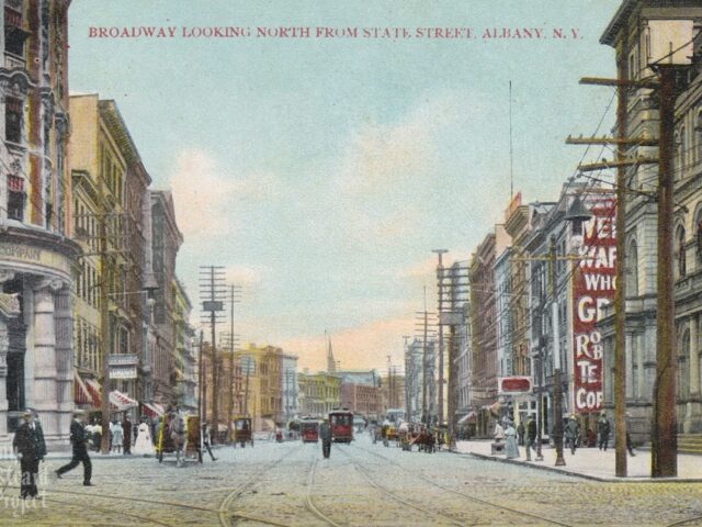 Broadway Looking North From State Street