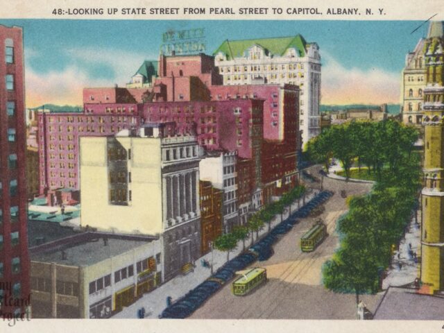 Looking Up State Street From Pearl Street to Capitol