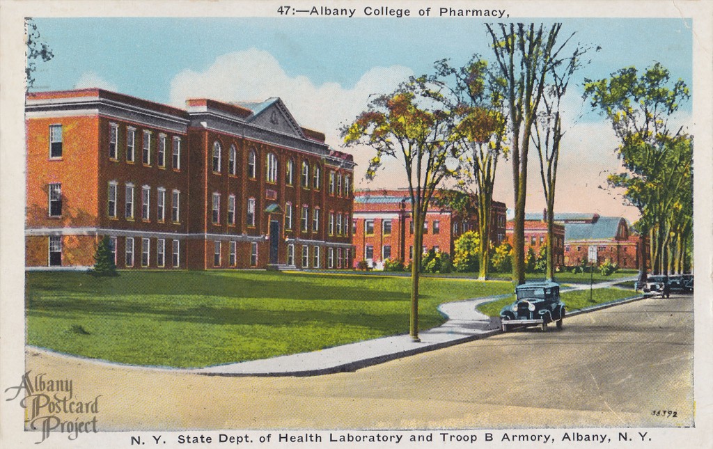 Albany College of Pharmacy, NY State Dept of Health Laboratory and Troop B Armory