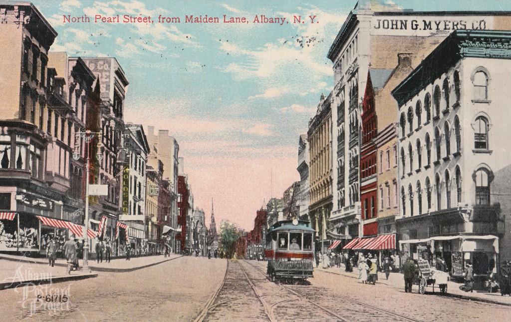 North Pearl Street from Maiden Lane