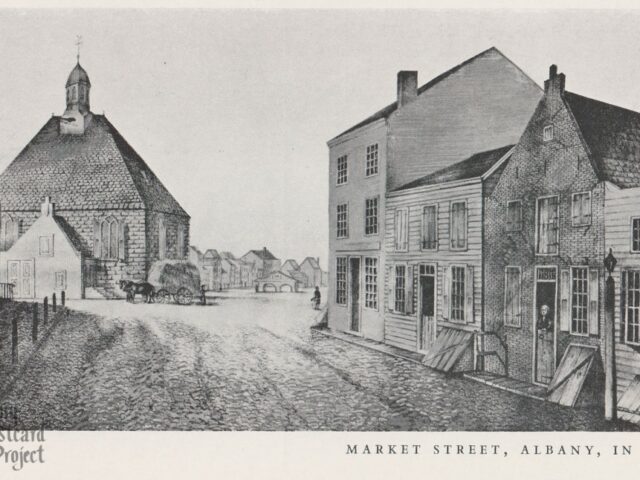 Market Street, Albany,  in 1805