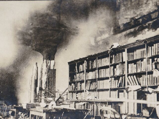 New York State Capitol Fire, Library