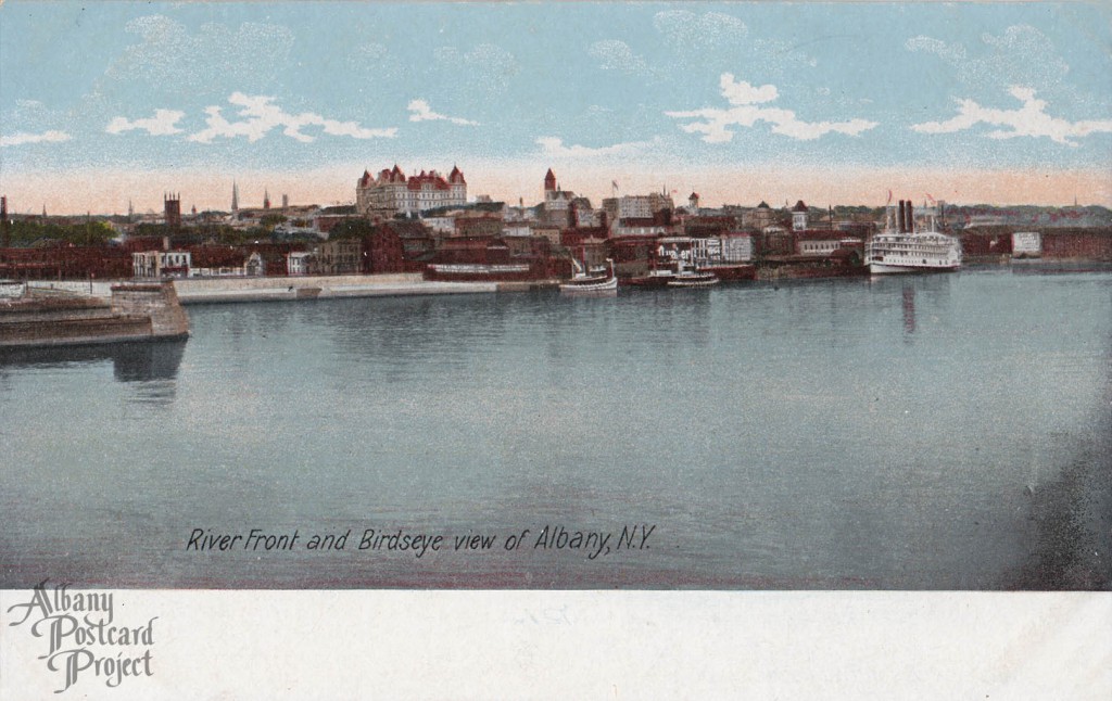 River Front and Birdseye view of Albany