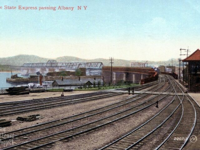 Empire State Express passing Albany